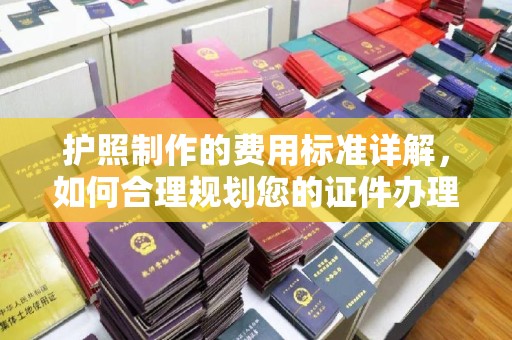 麻江护照制作的费用标准详解，如何合理规划您的证件办理预算