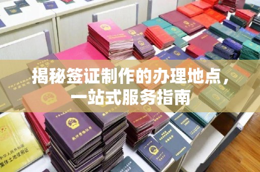 麻江揭秘签证制作的办理地点，一站式服务指南