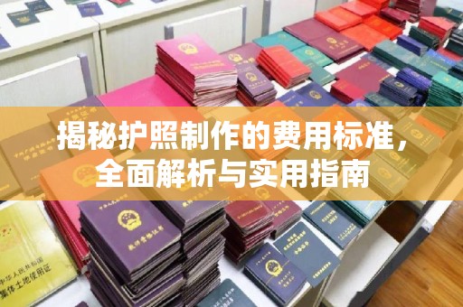 麻江揭秘护照制作的费用标准，全面解析与实用指南